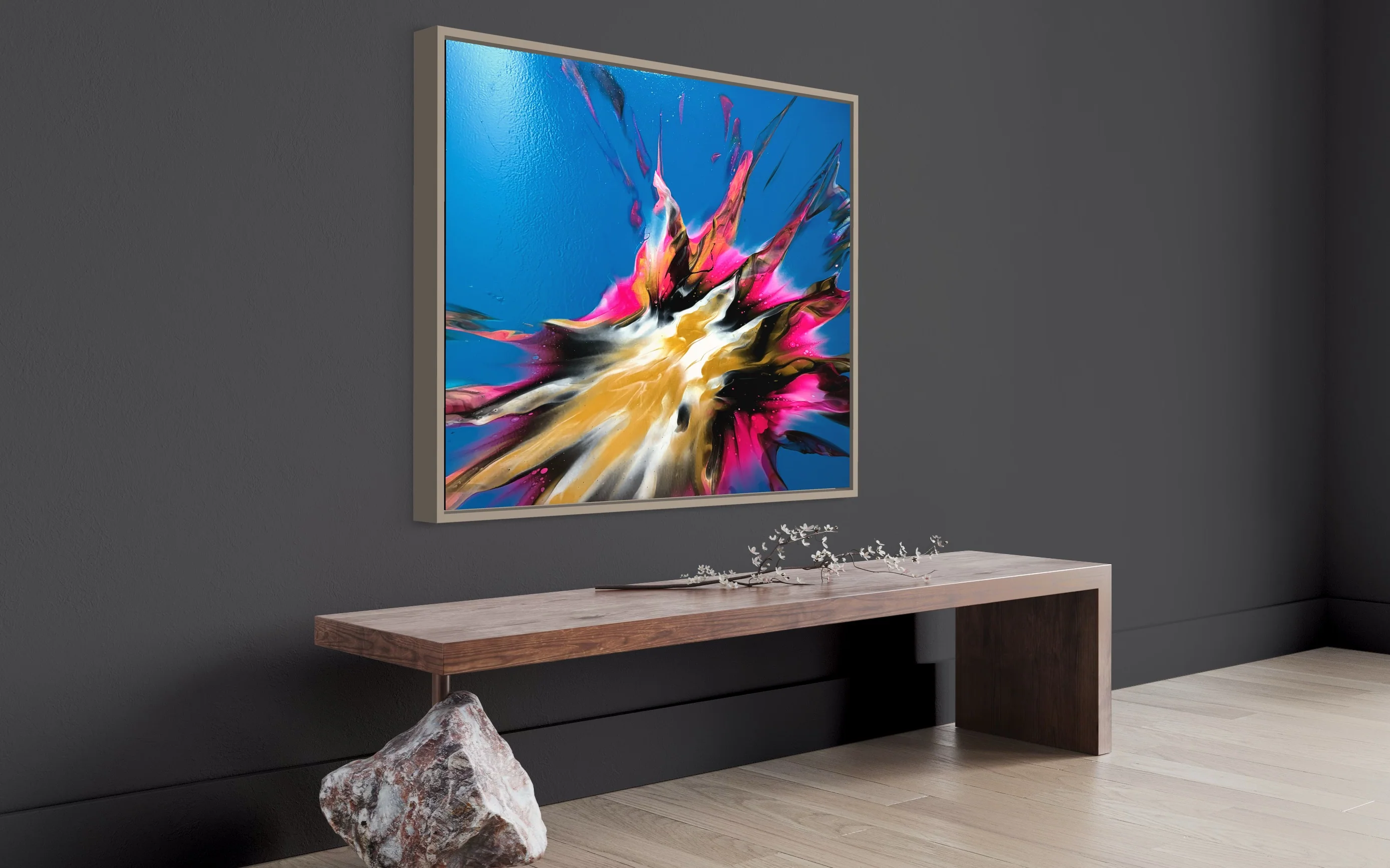 “Vibrant star” 100x80cm - Image 2