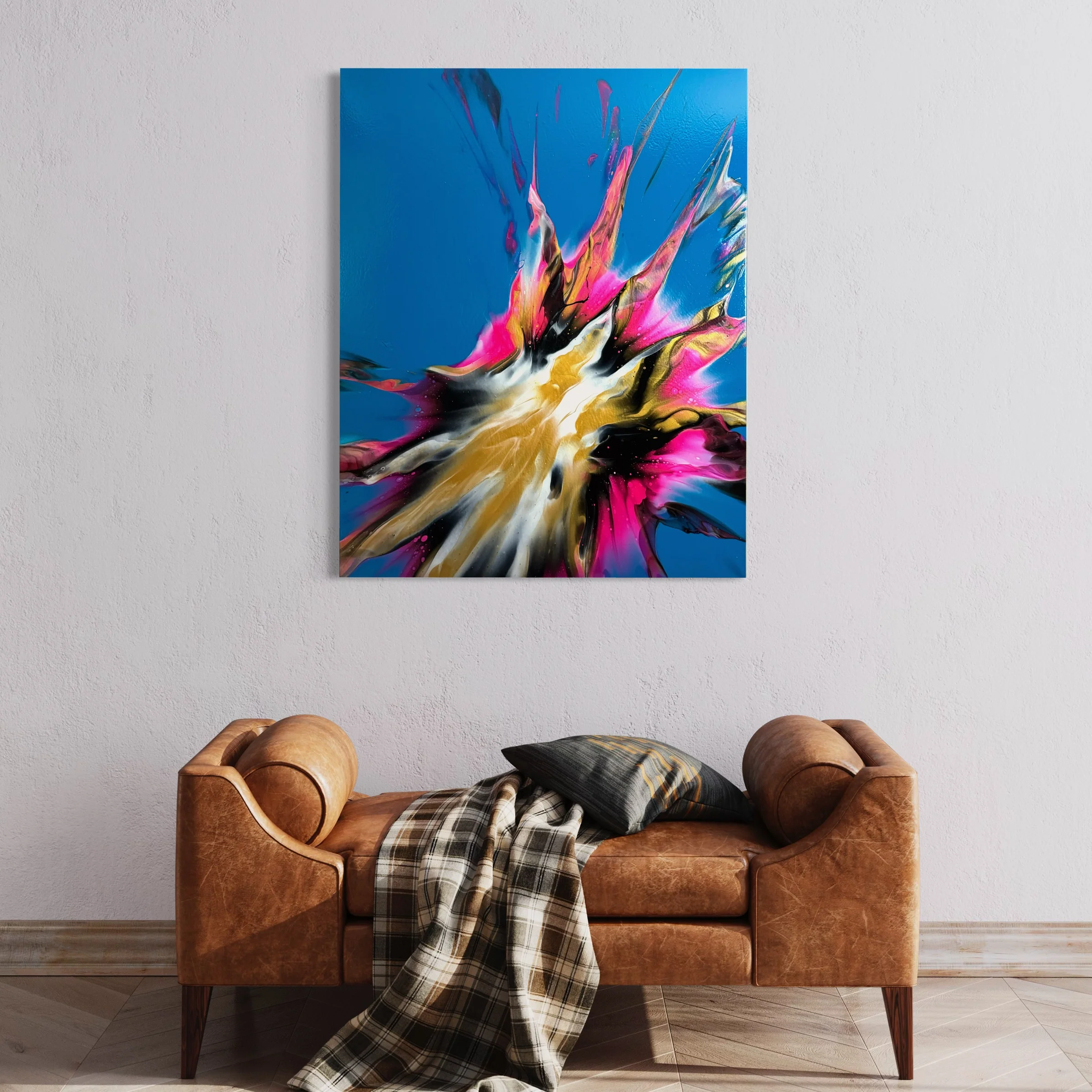 “Vibrant star” 100x80cm - Image 7
