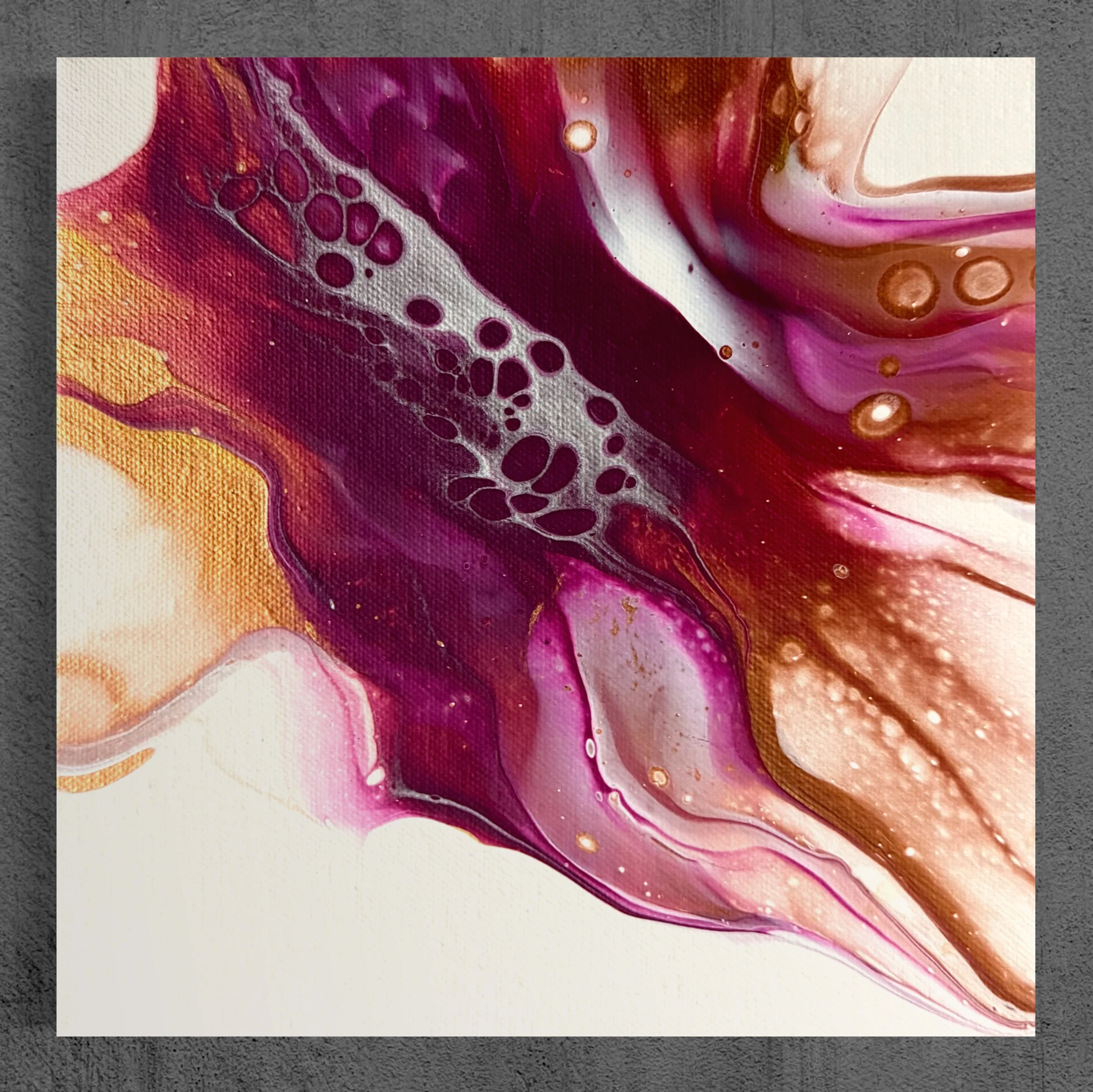 “Magenta elegance” 20x20cm