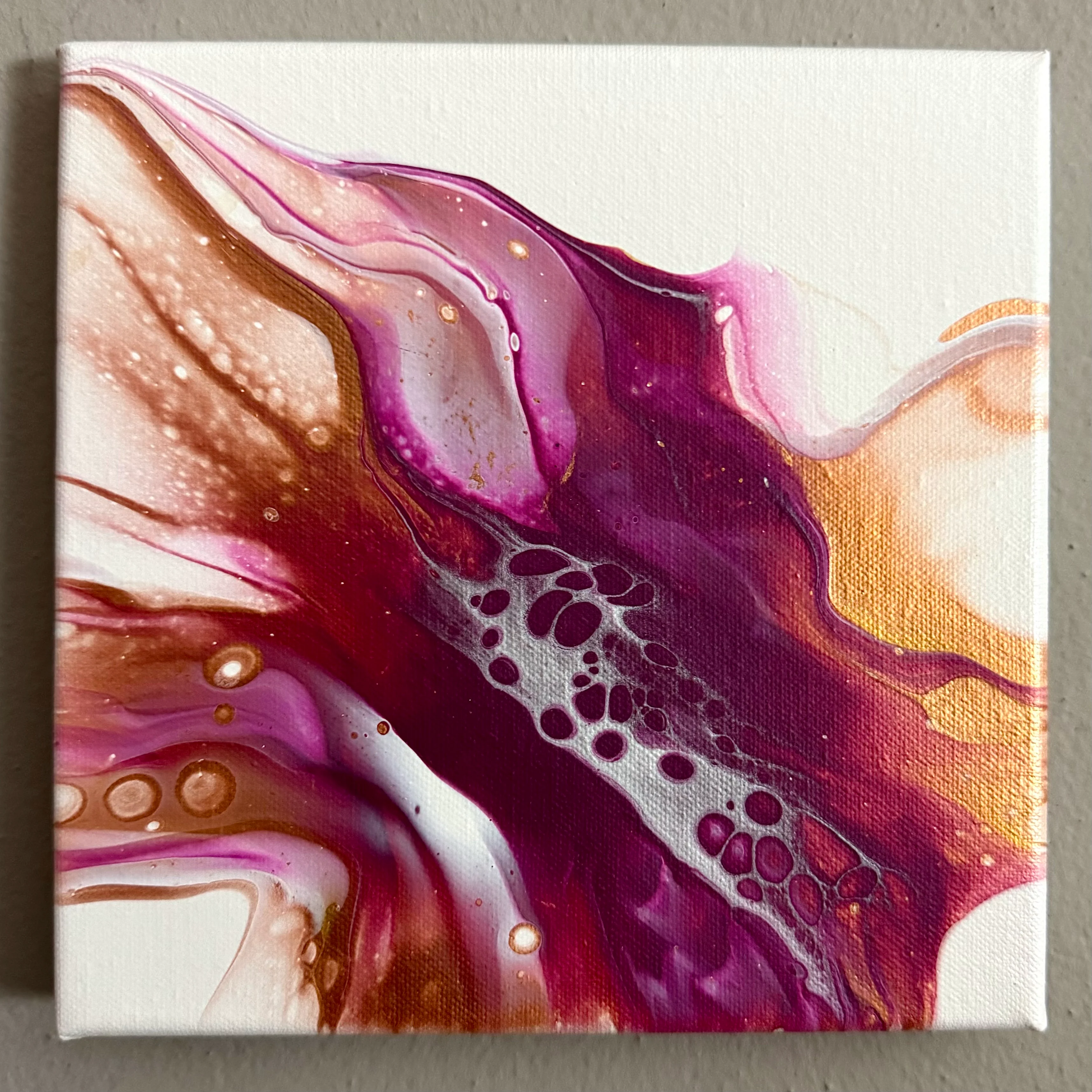 “Magenta elegance” 20x20cm - Image 2