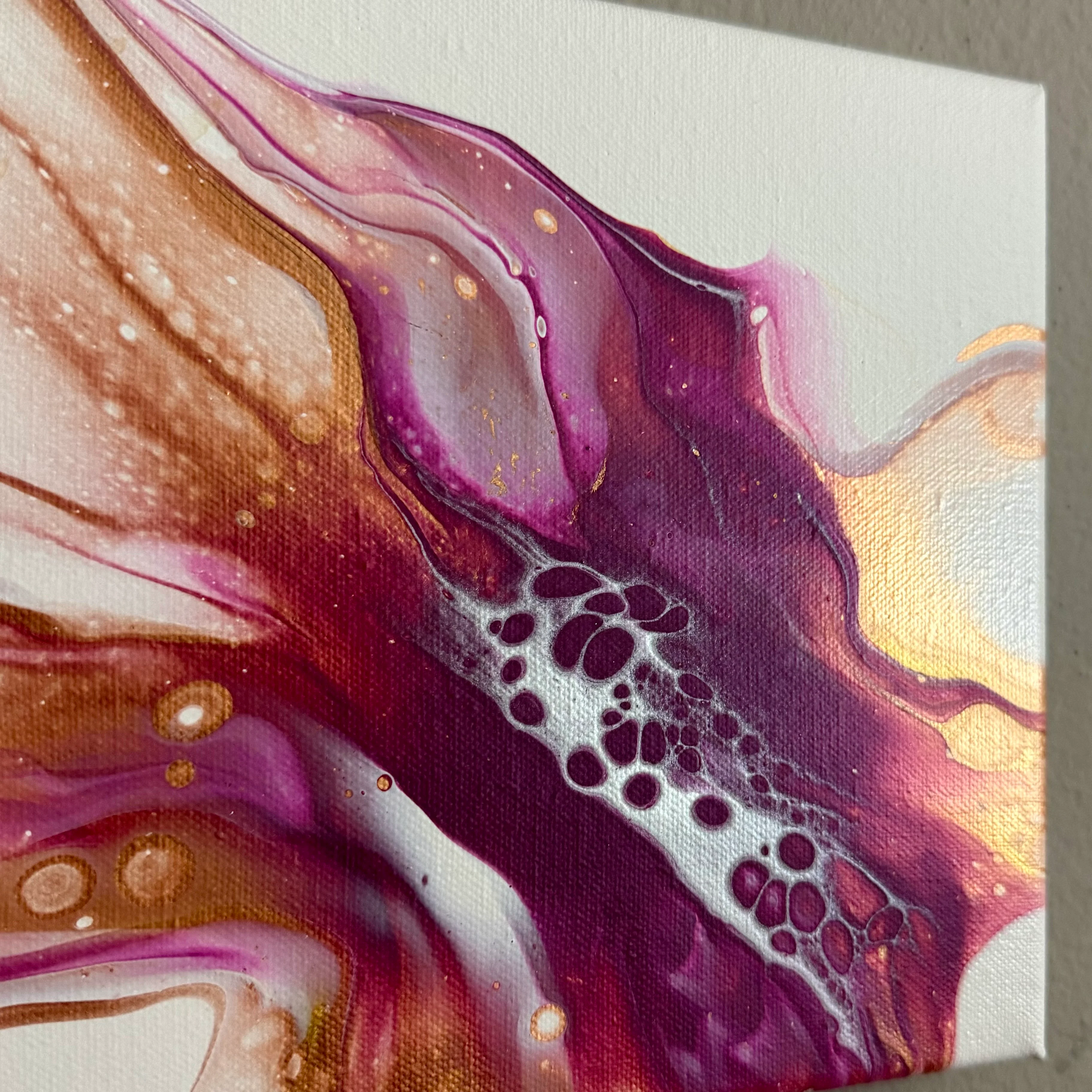 “Magenta elegance” 20x20cm - Image 4
