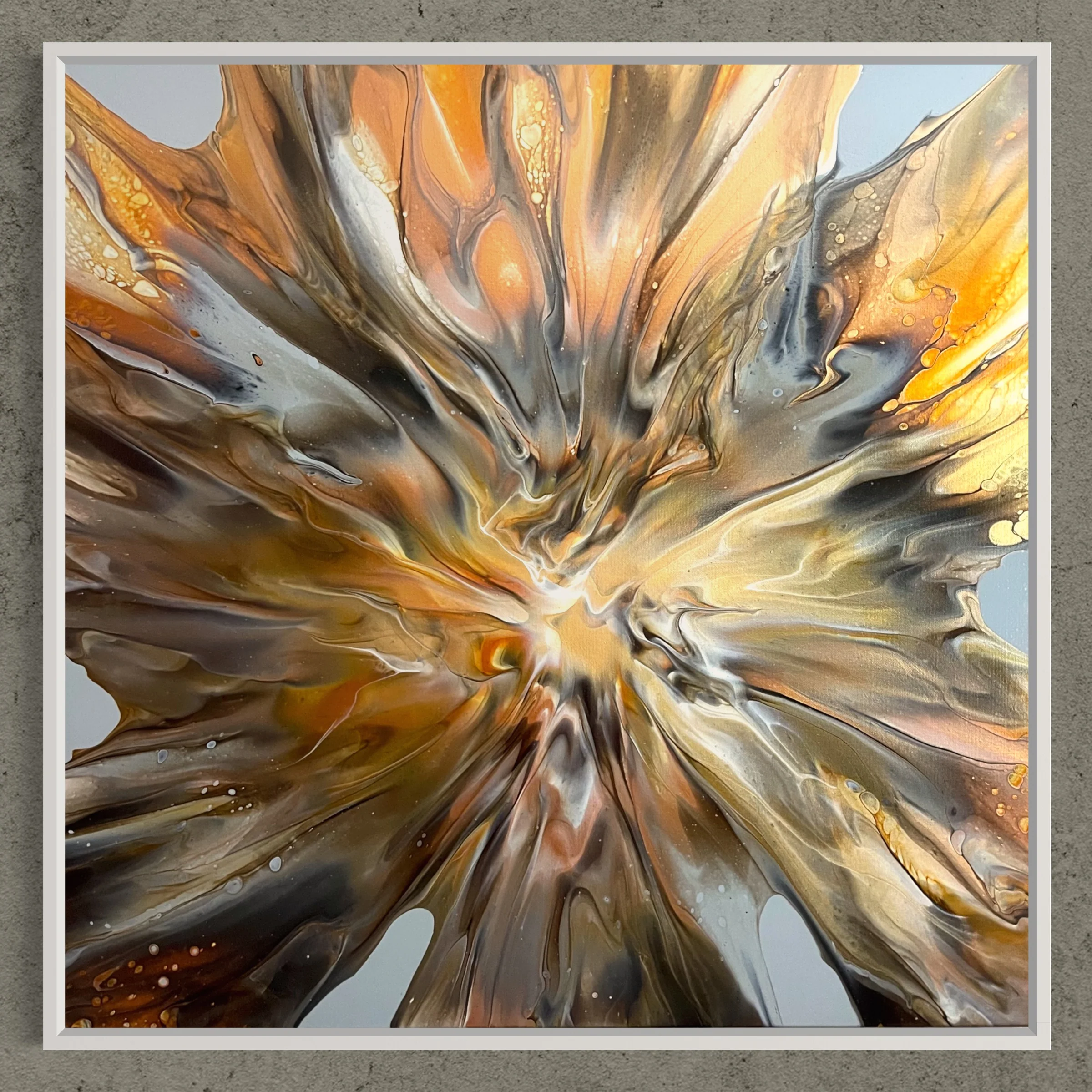 “Autumn Star” 80x80cm - Image 4