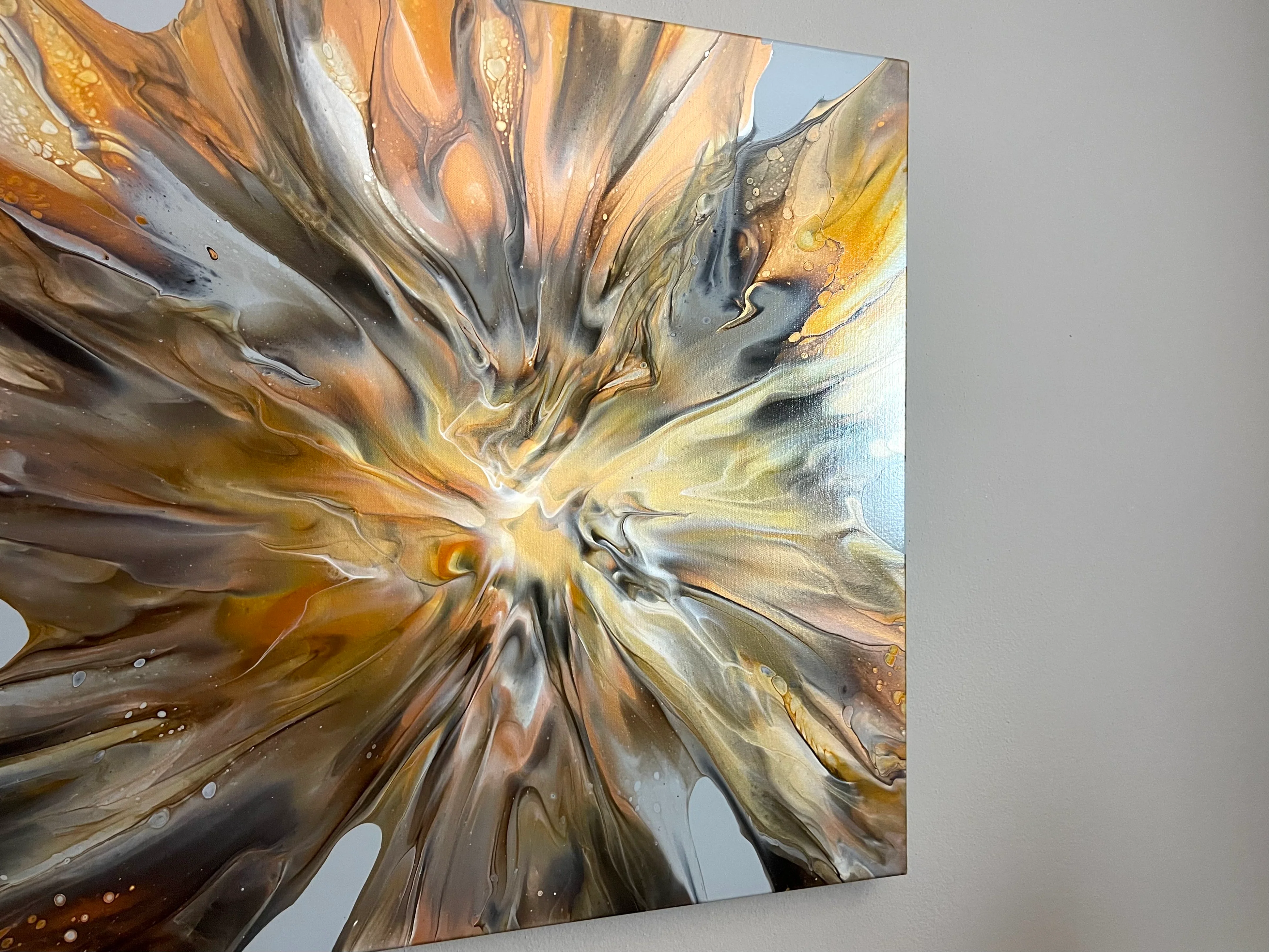 “Autumn Star” 80x80cm - Image 5
