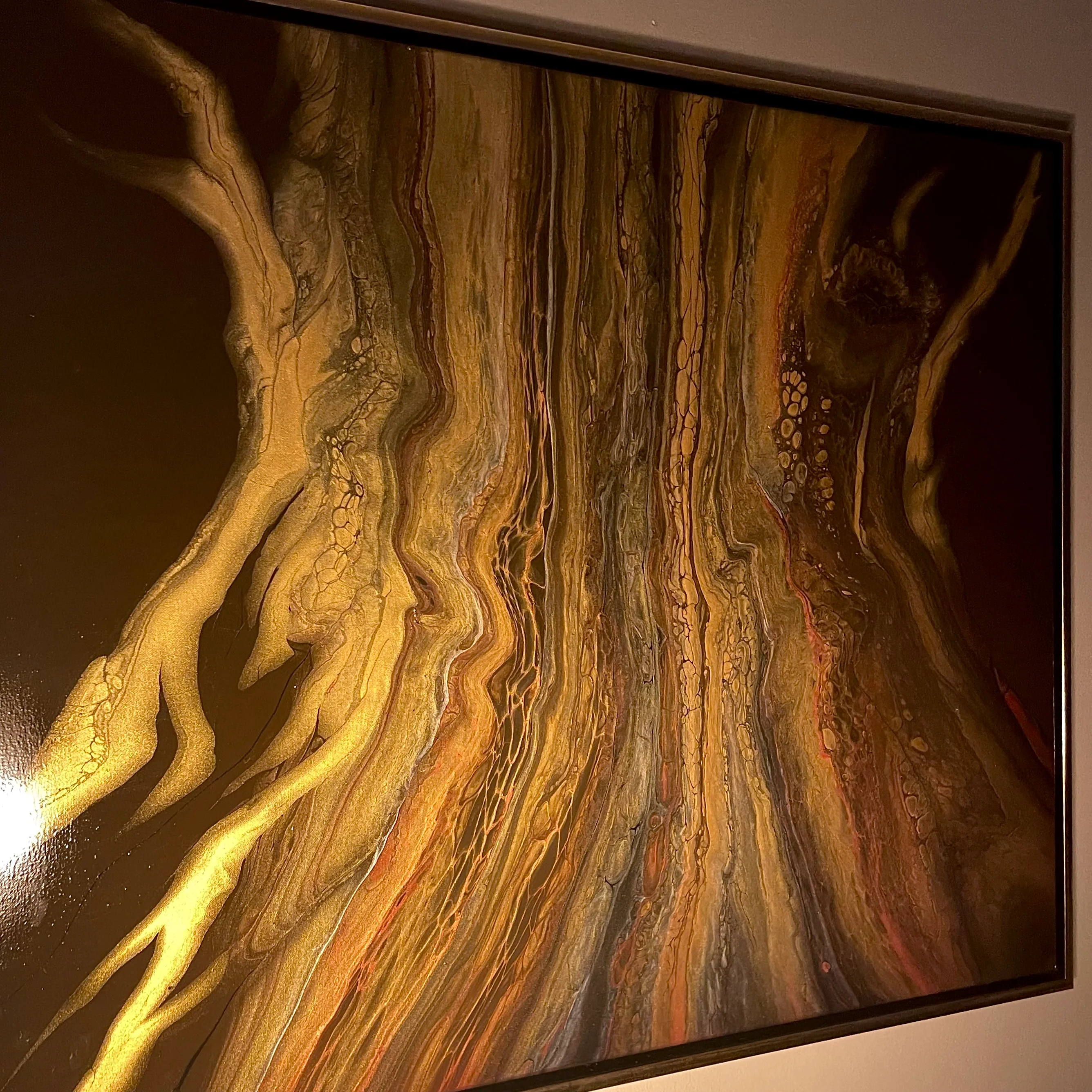 “Iridescent Earth” 90x110cm - Image 3