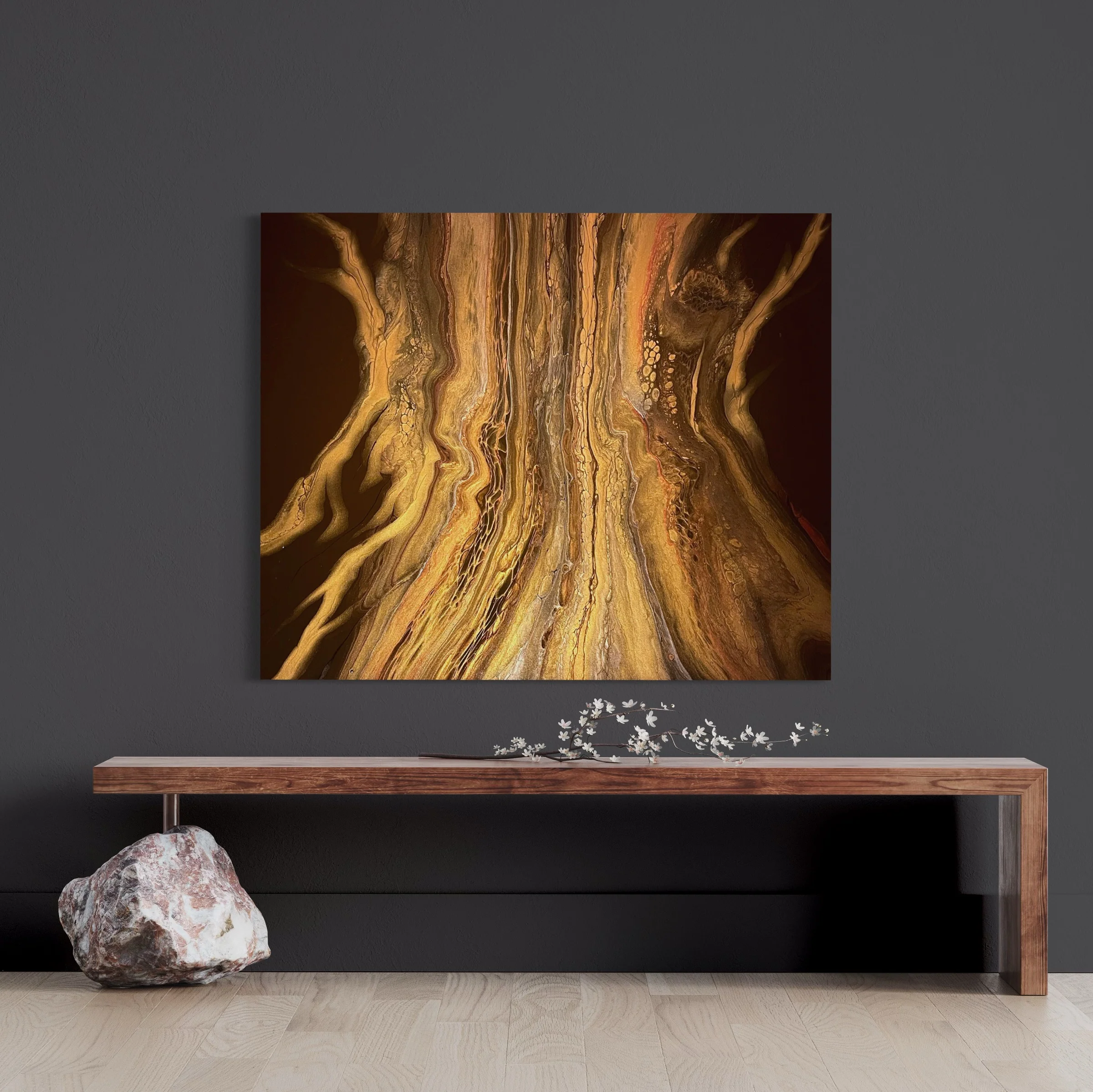 “Iridescent Earth” 90x110cm - Image 5