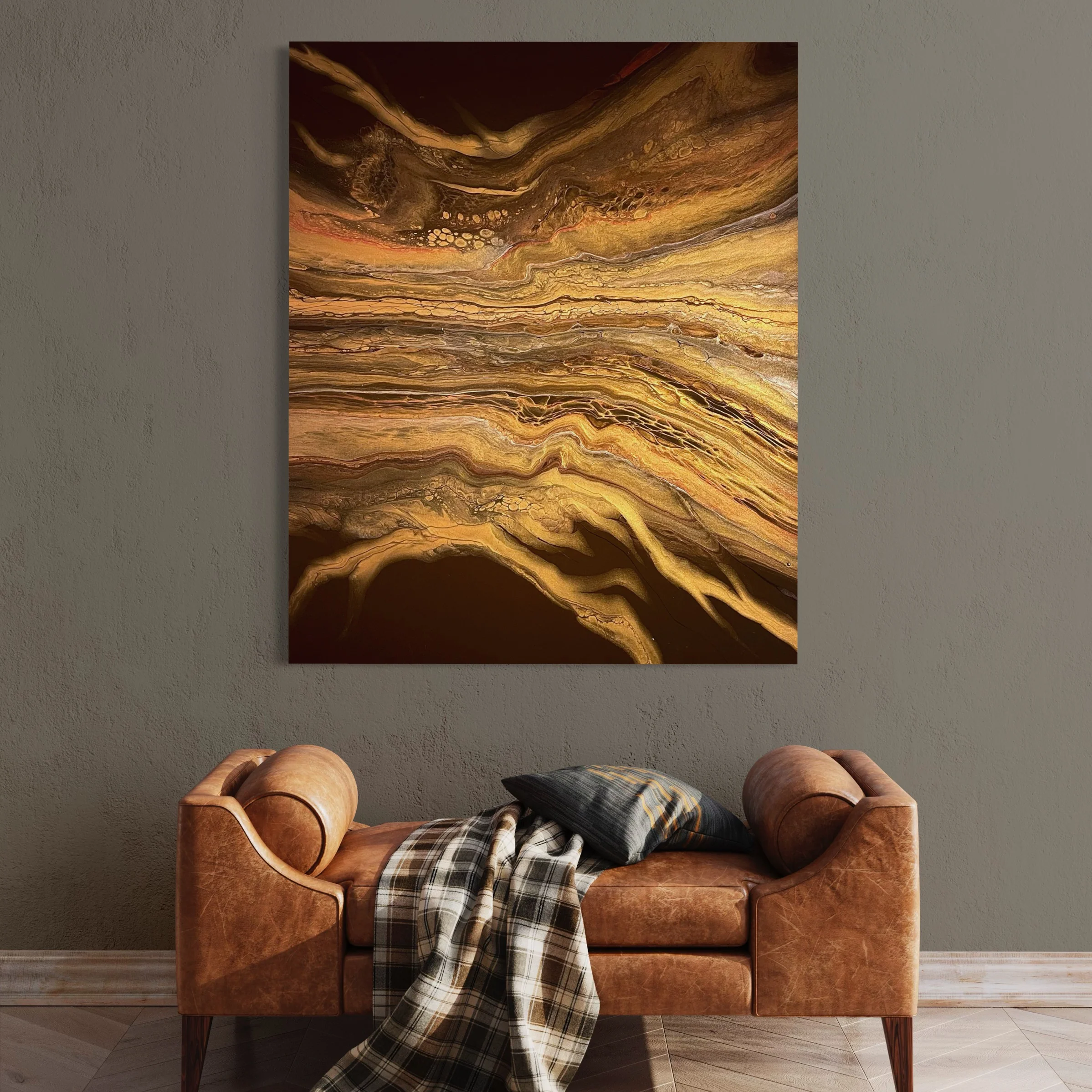 “Iridescent Earth” 90x110cm - Image 6