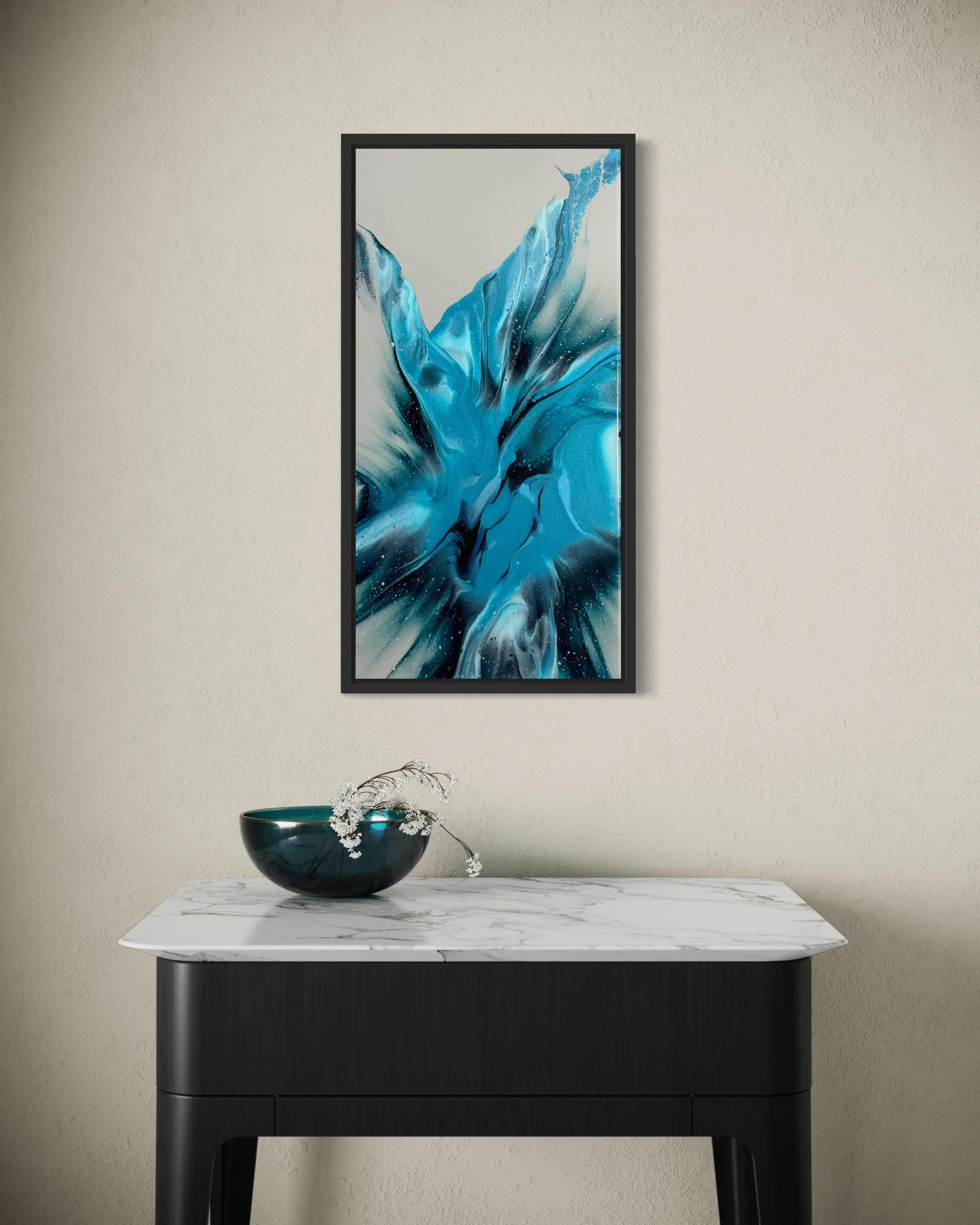 “Crushing waves ||” 30x60cn - Image 2