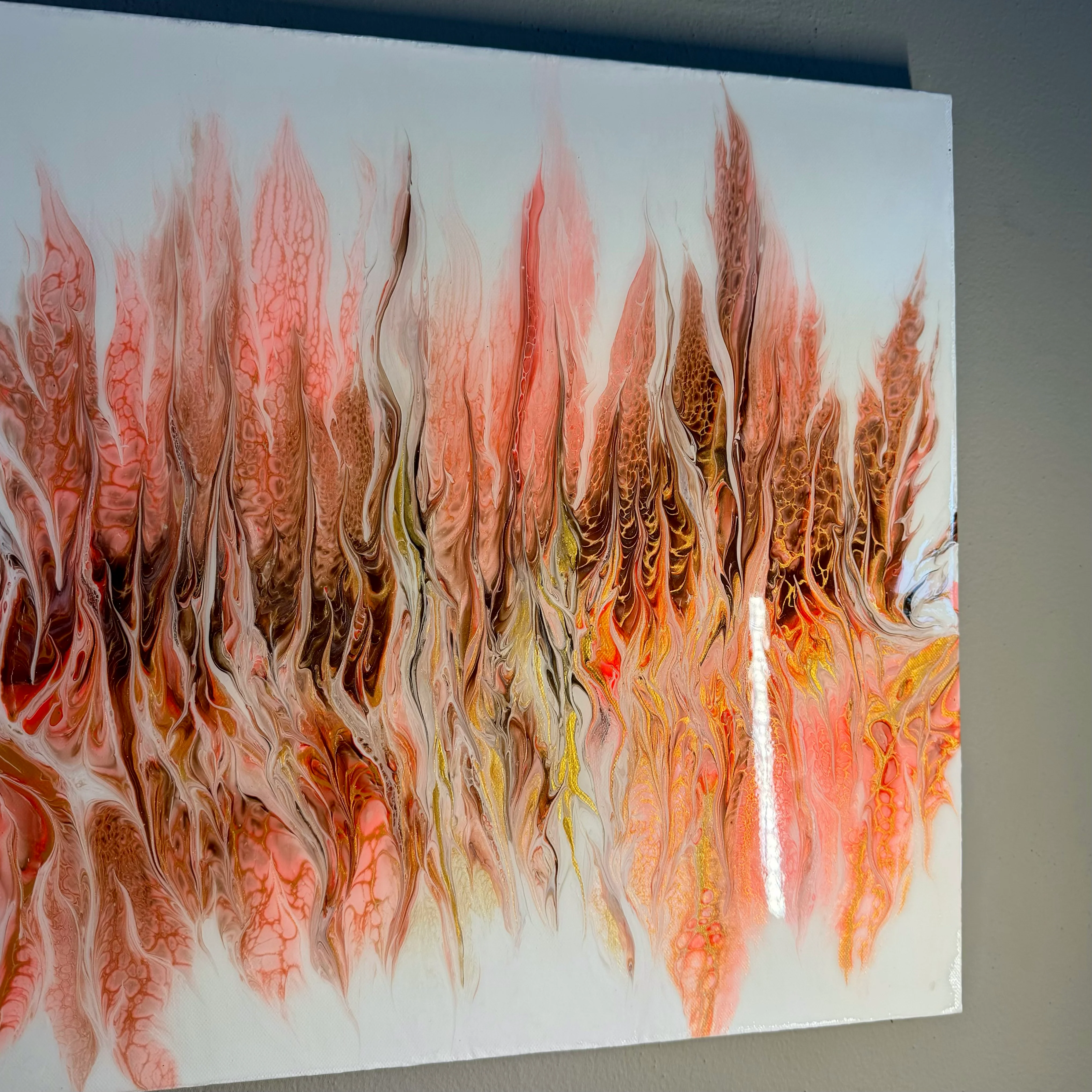 “Dancing on fire” 50x50cm - Image 2