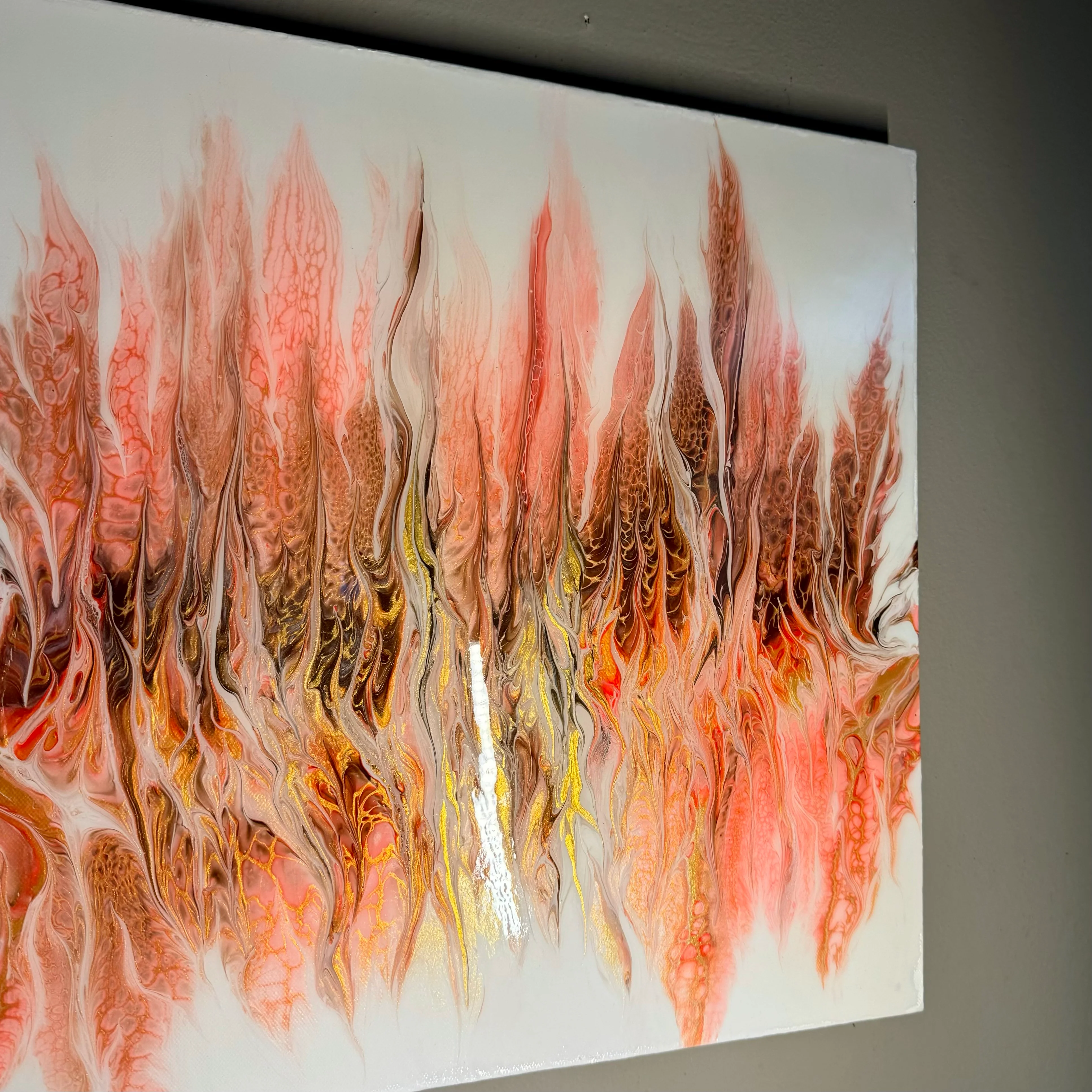 “Dancing on fire” 50x50cm - Image 3