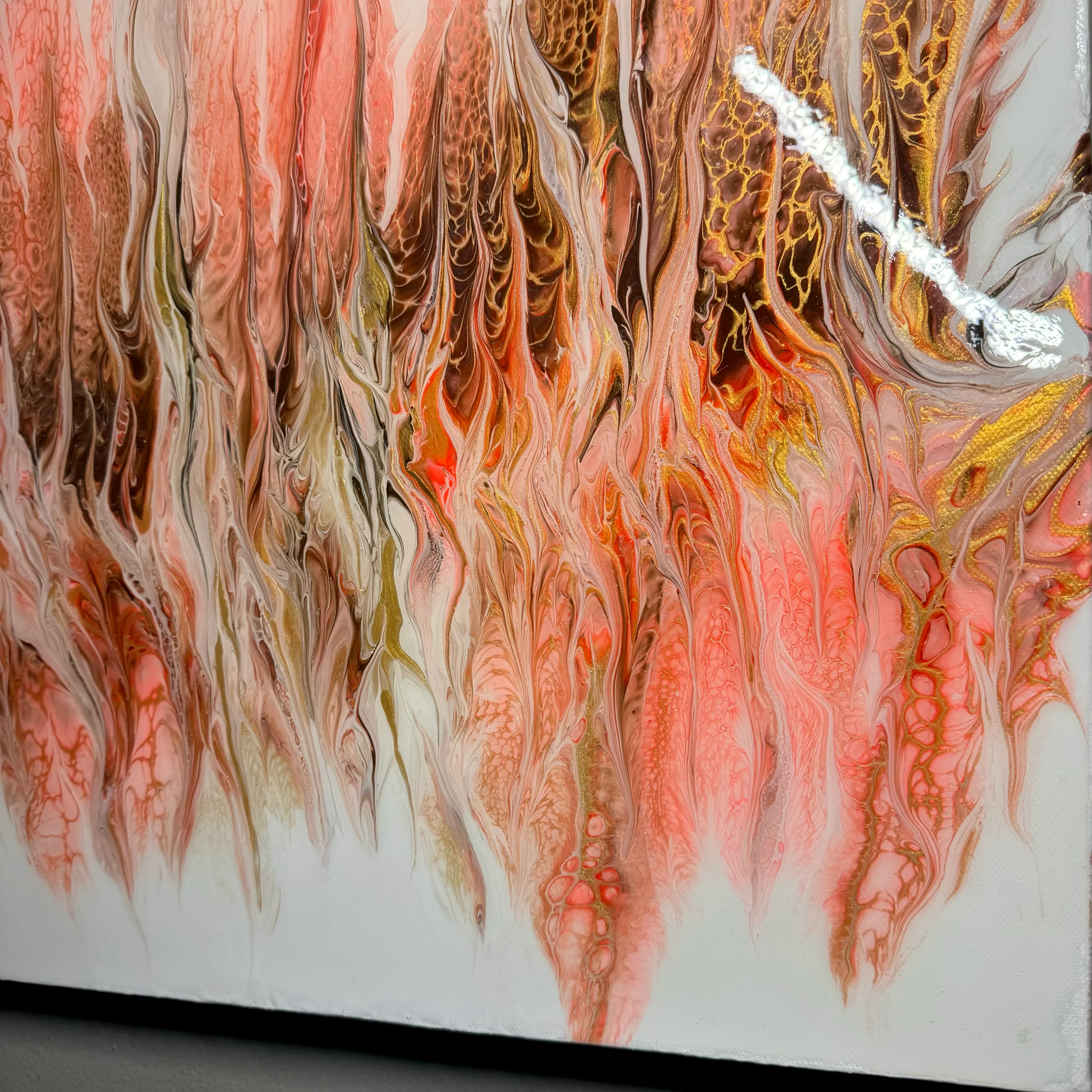 “Dancing on fire” 50x50cm - Image 4