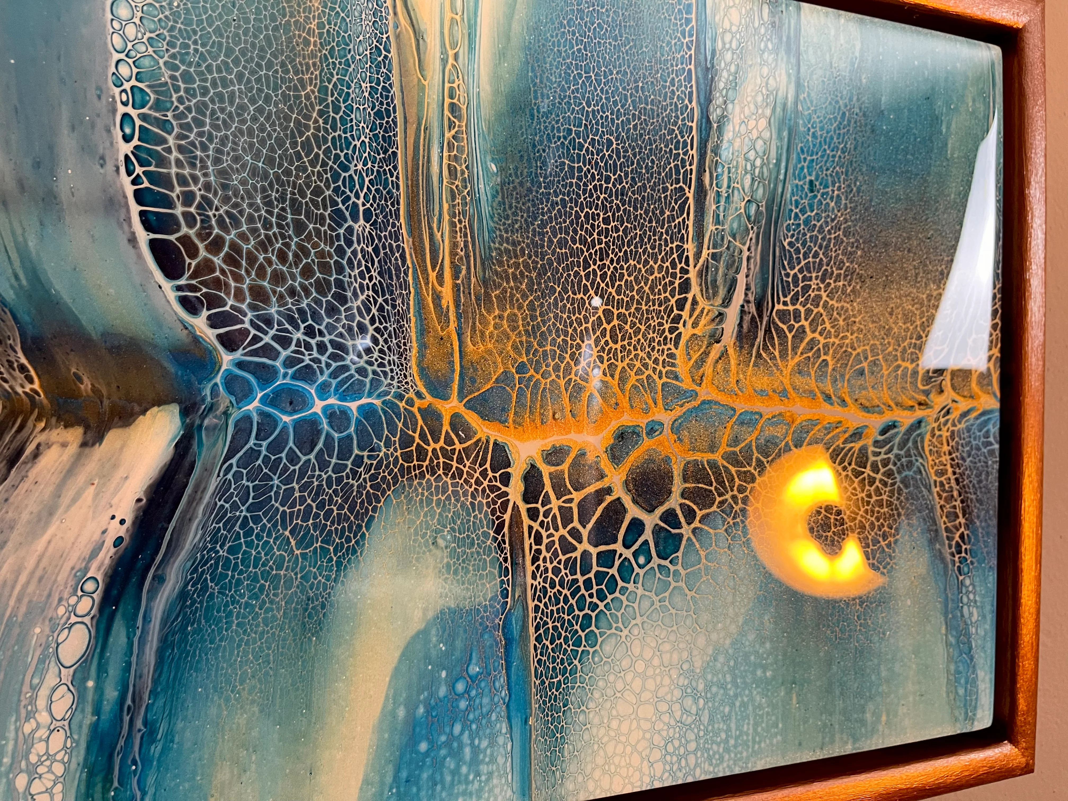 “Ice and bronze” 40x30cm - Image 4