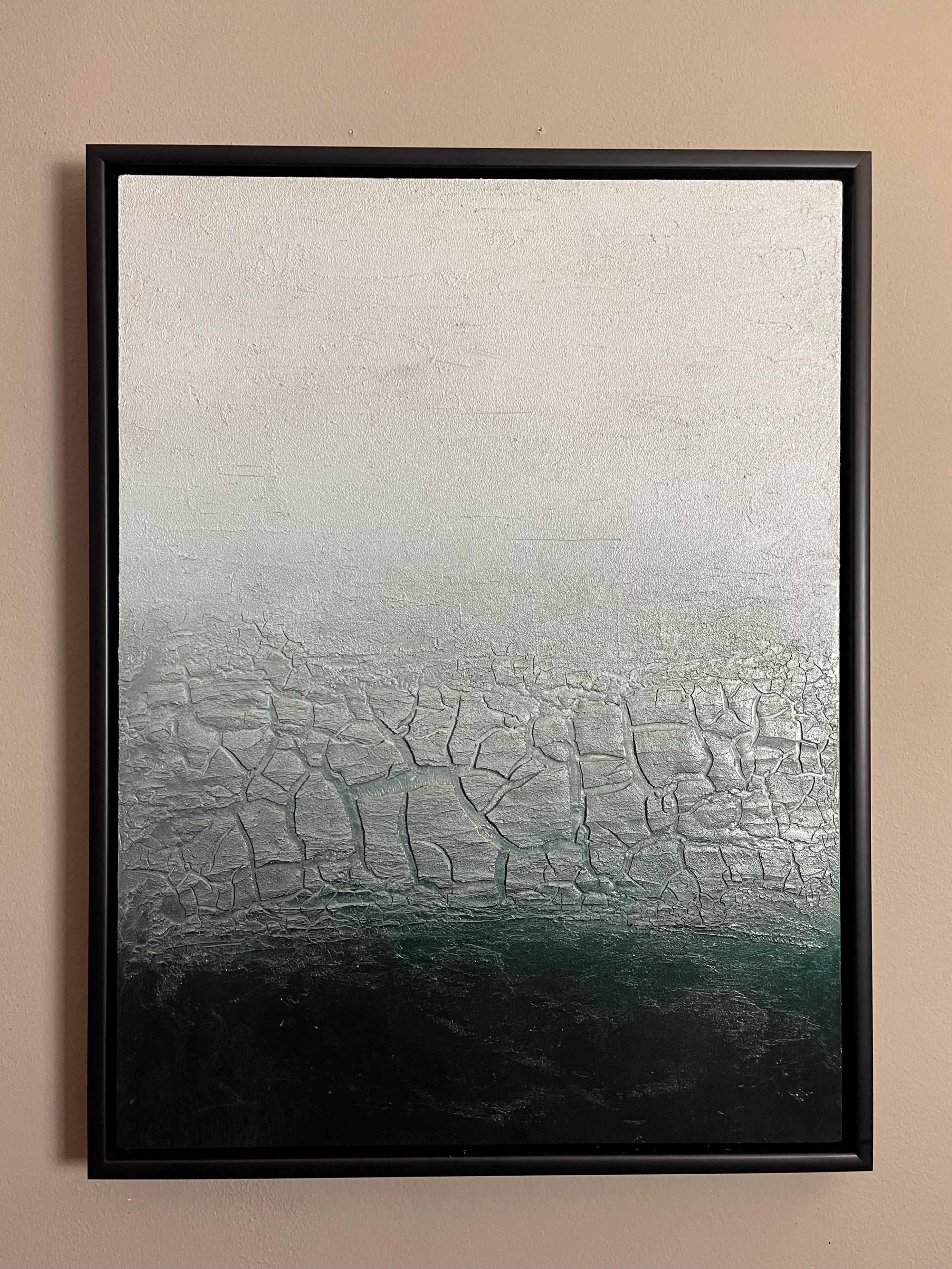 “Emerald Serenade” 60x80cm