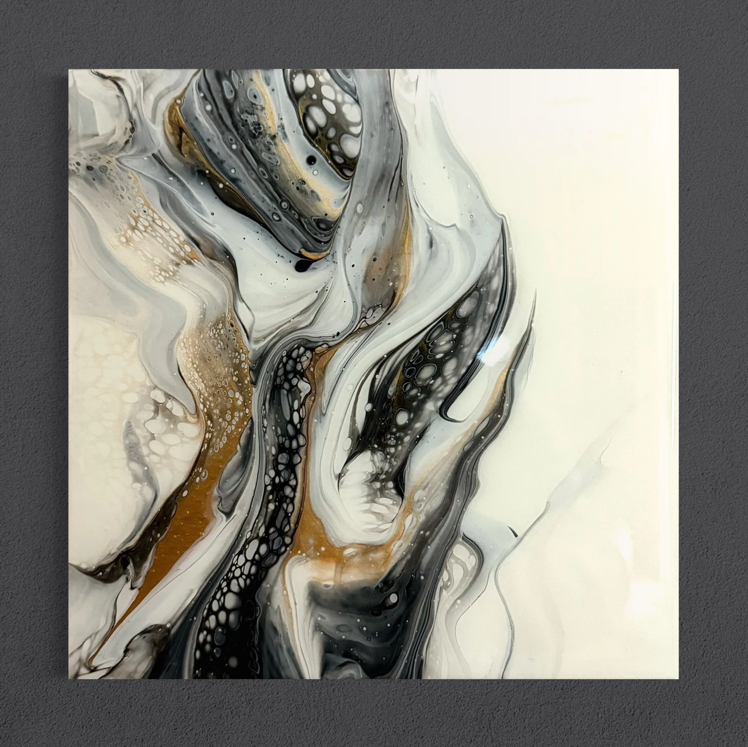 “Elegant flow” 20x20cm - Image 4