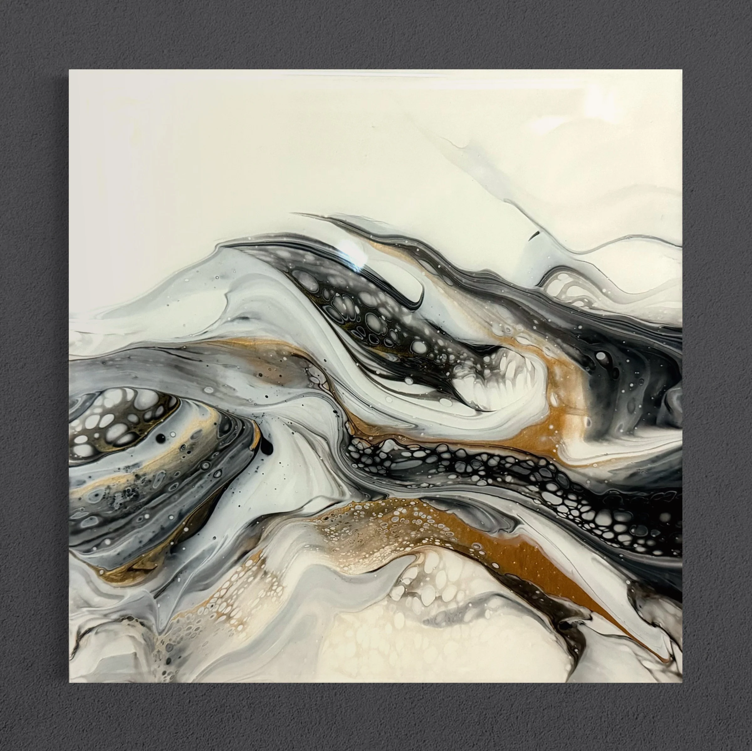 “Elegant flow” 20x20cm - Image 5