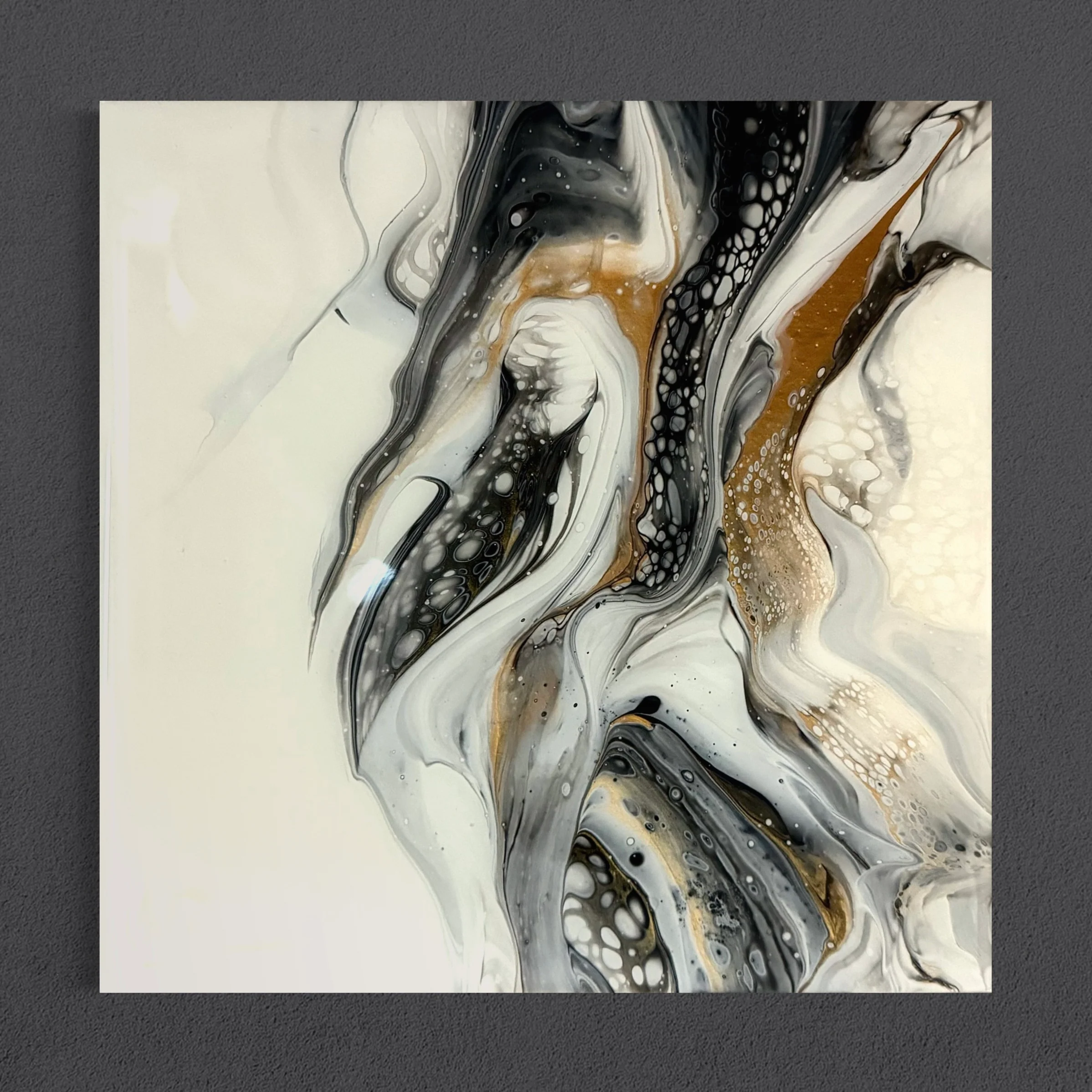 “Elegant flow” 20x20cm - Image 6