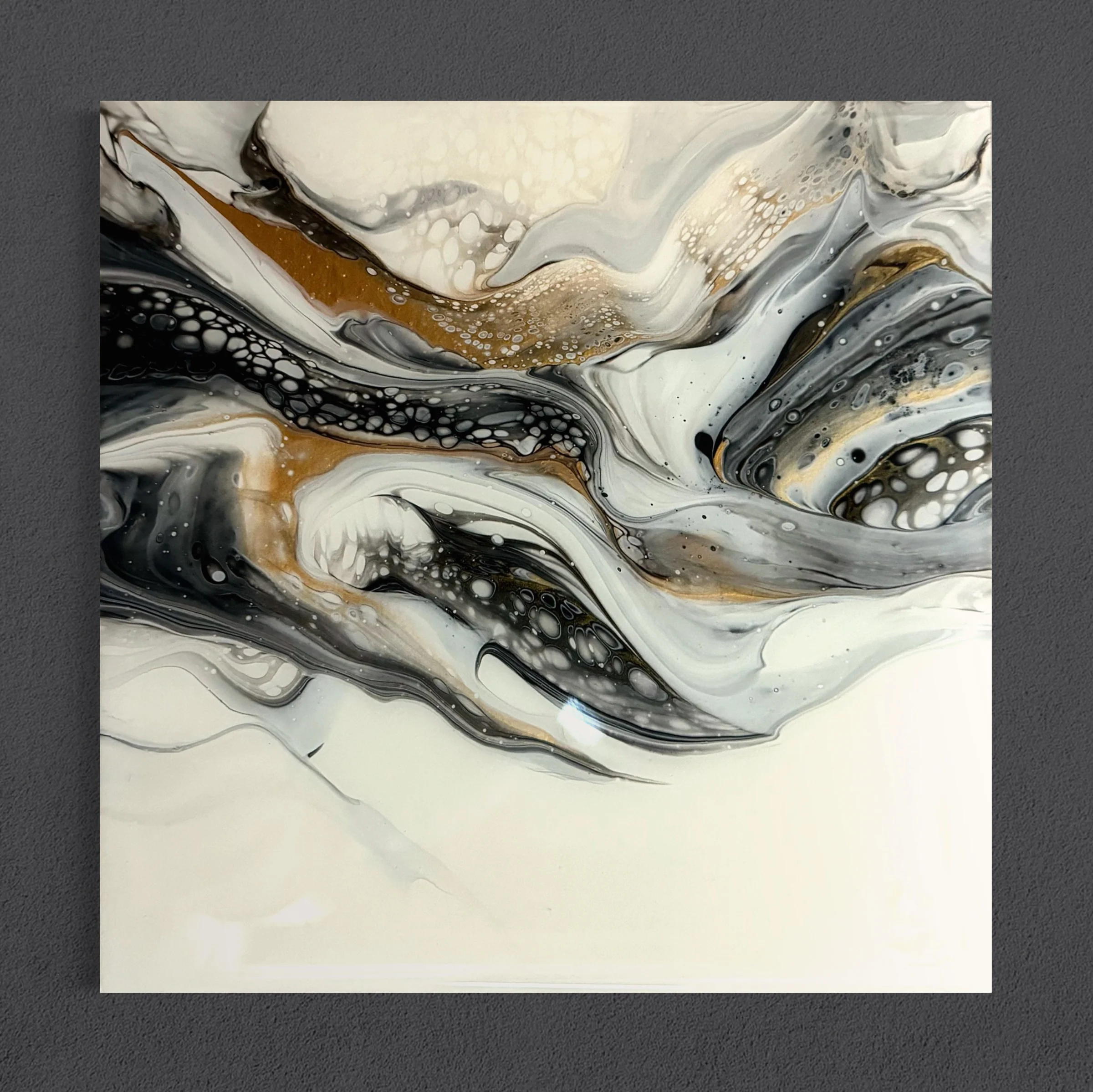 “Elegant flow” 20x20cm - Image 7