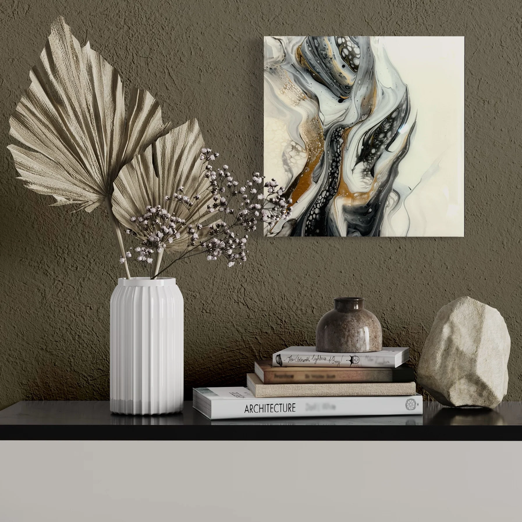 “Elegant flow” 20x20cm - Image 8