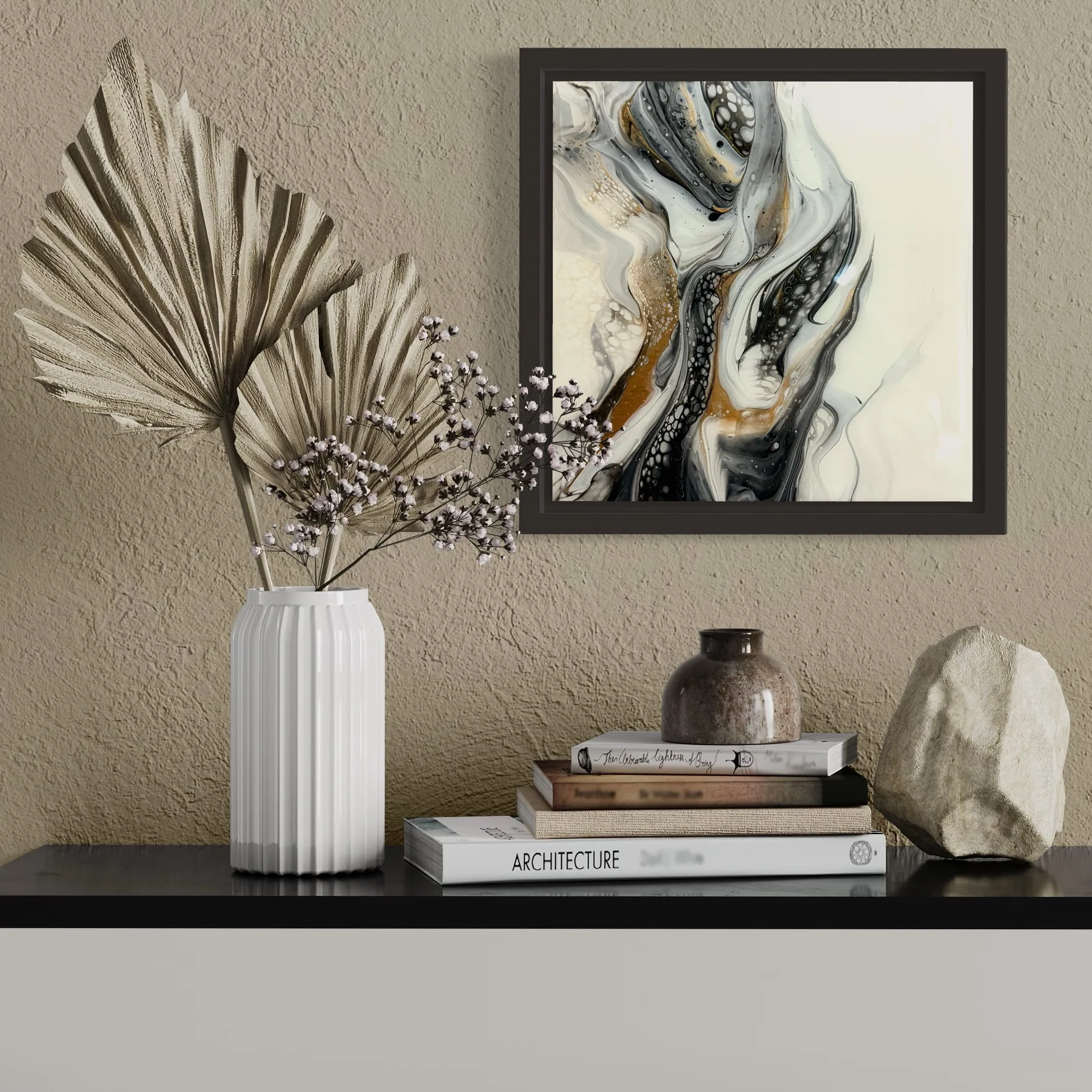 “Elegant flow” 20x20cm - Image 9